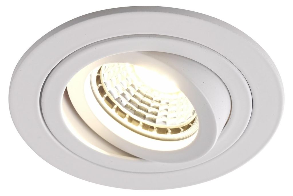 Einbaurahmen Mattes Weiß 648-MA Ø75 mm für GU10 | MR16 IP20 Produktbild 