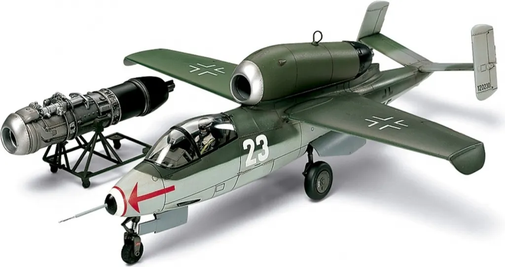 Tamiya 61097 Heinkel He162A-2 Salamander Maquette Avion WWII 1/48