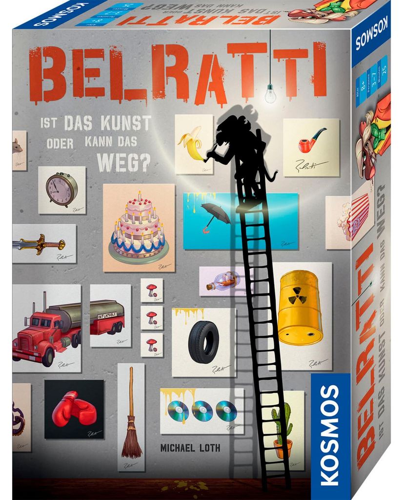 KOSMOS Belratti, Kooperatives Bild-Assoziationsspiel, Familienspiel, Kartenspiel, Gesellschaftsspiel, 683320