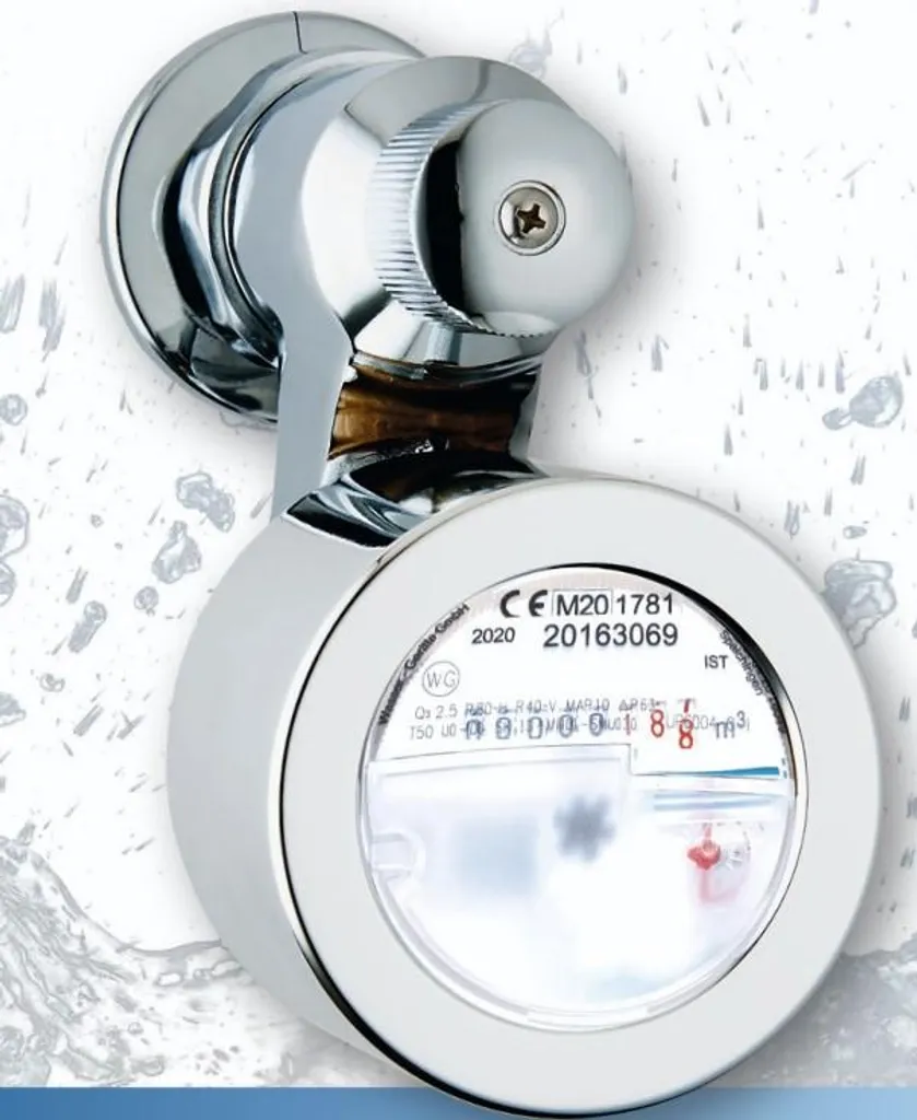 Compteur d'eau pour rénovation de vannes TWO in ONE série ECO 90°C
