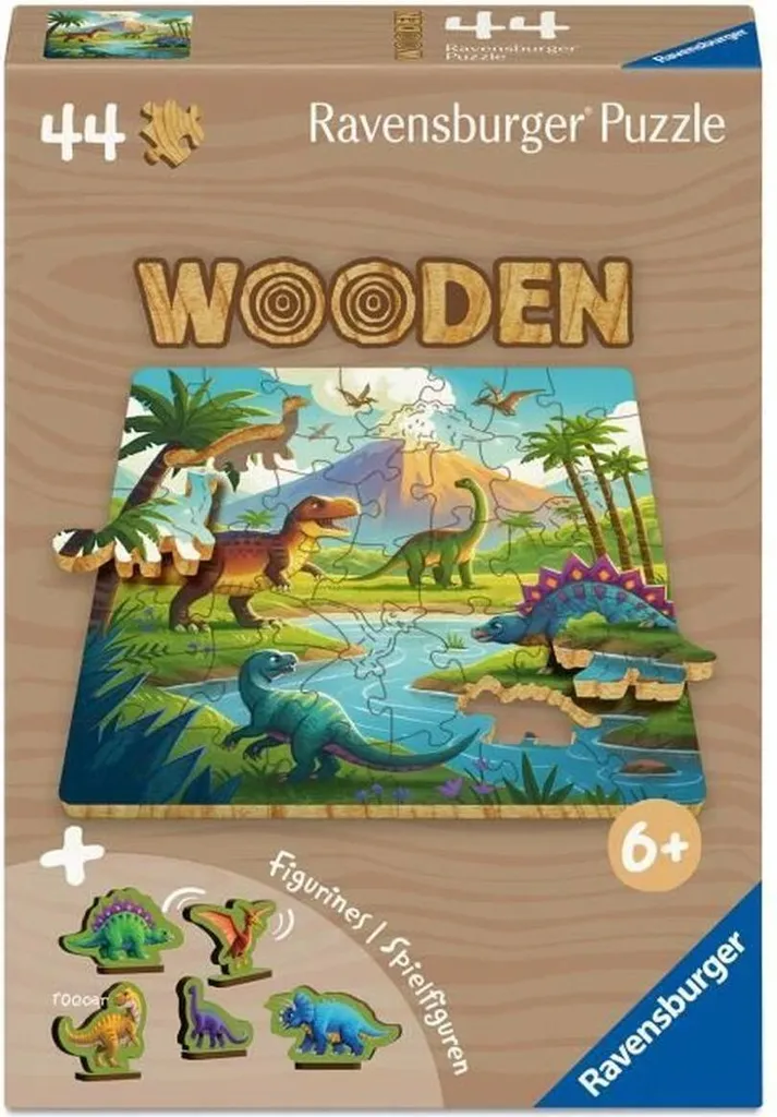 Puzzle en Bois Ravensburger 44 Pièces : Jeu Éducatif de Qualité