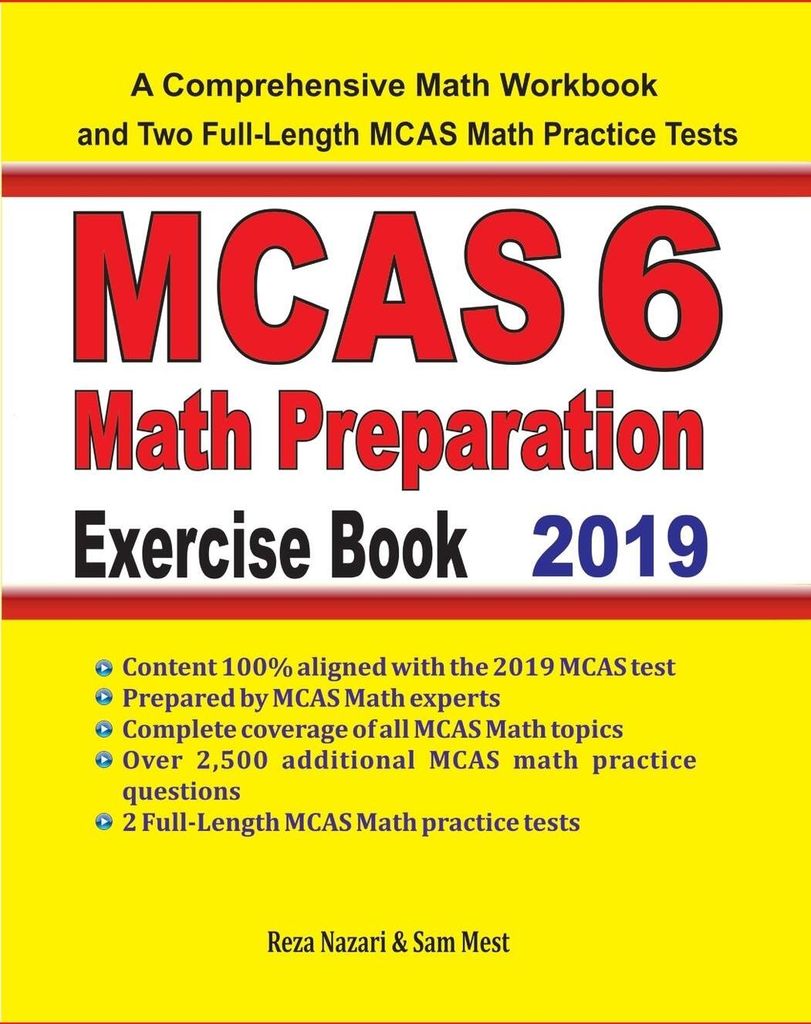MCAS 6 Math Preparation Exercise Book