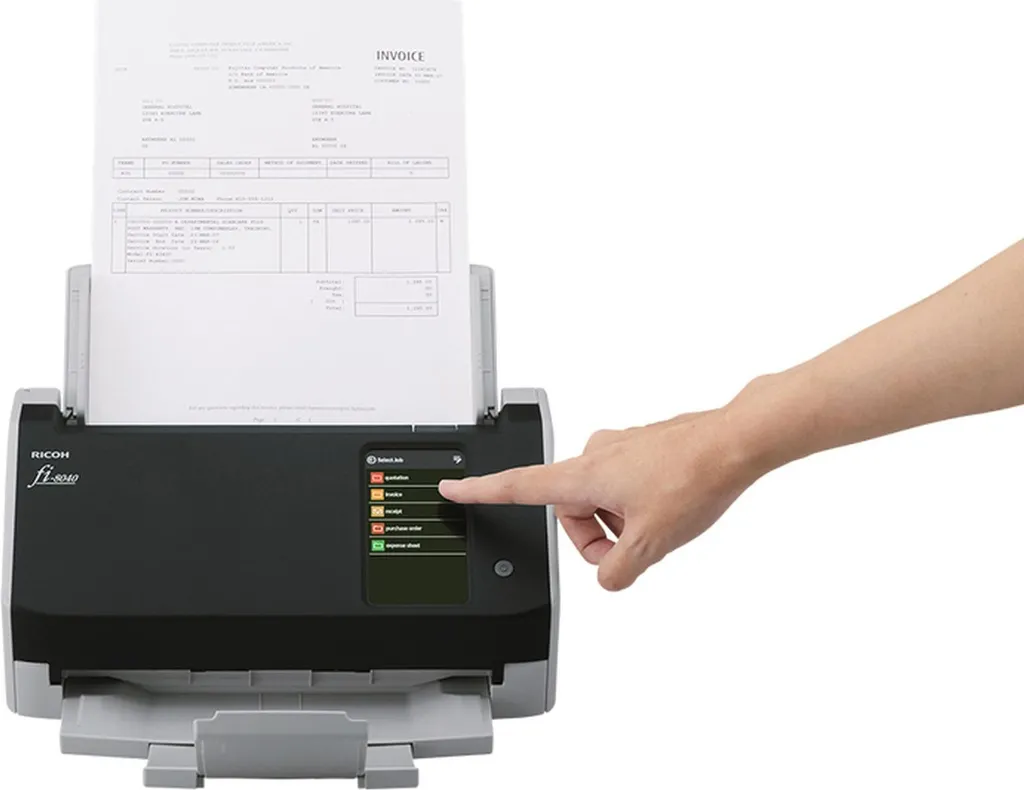 Scanner de documents de bureau A4 Ricoh FI-8040 chargeur automatique - 14