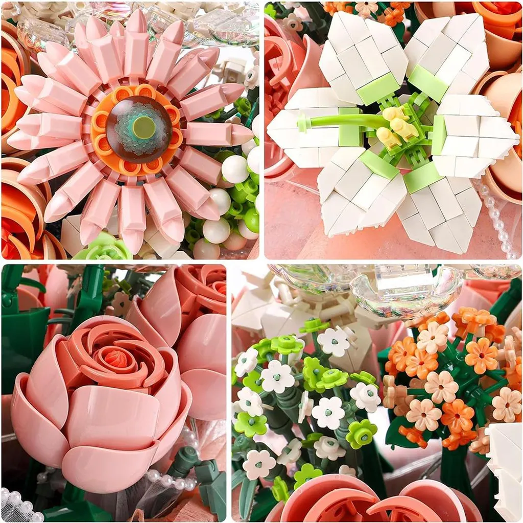 Jouets de construction de plantes pour activité manuelle adulte - 7