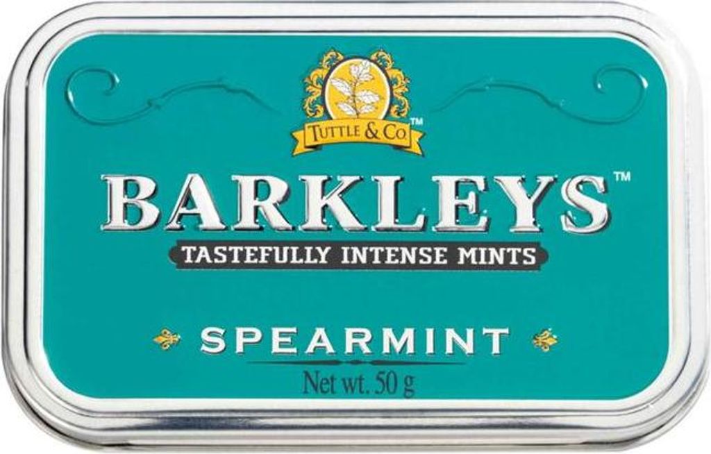 Barkleys Spearmint mit Pfefferminz Geschmack in einer Produktbild 