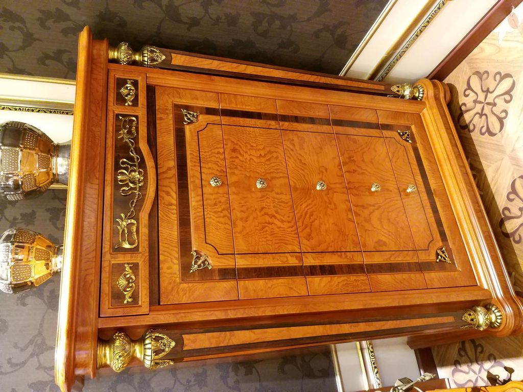 Extra Klasse Luxus Kommode Echtes Holz Handarbeit Kommoden Sideboard Anrichte