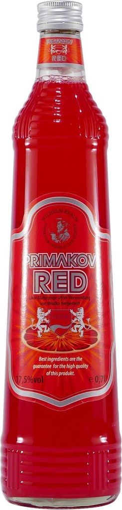 Primakov Red Blutorangen-Likör Produktbild 