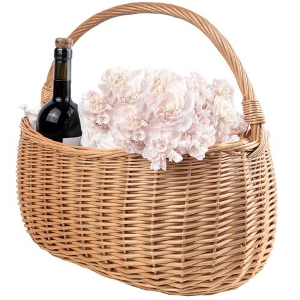 Creative Home Kosz Wiklinowy Piknikowy z rączką | 42x32x40 Zdjęcie produktu 