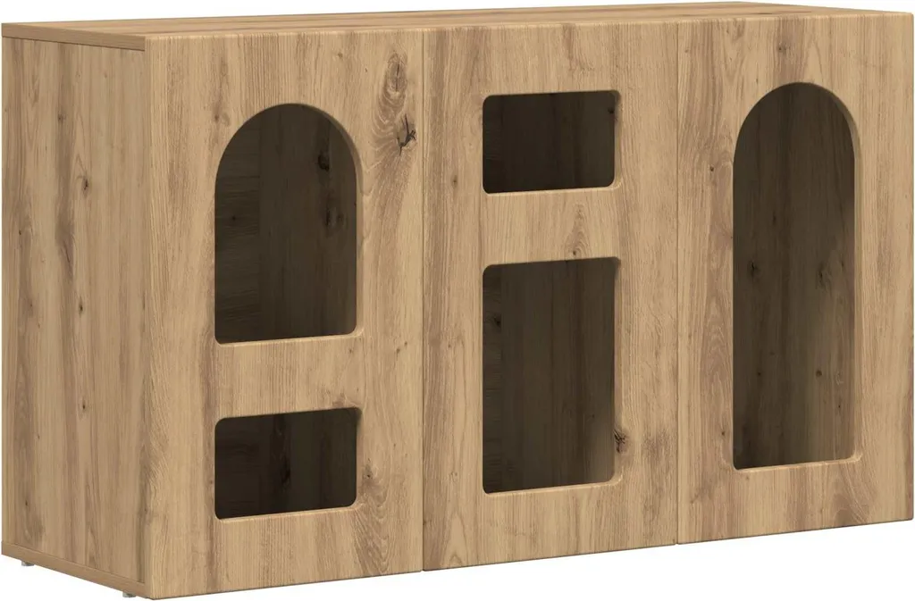Madia SYFAX™ Rovere Artigianale 100cm | Design Minimal Legno Multistrato