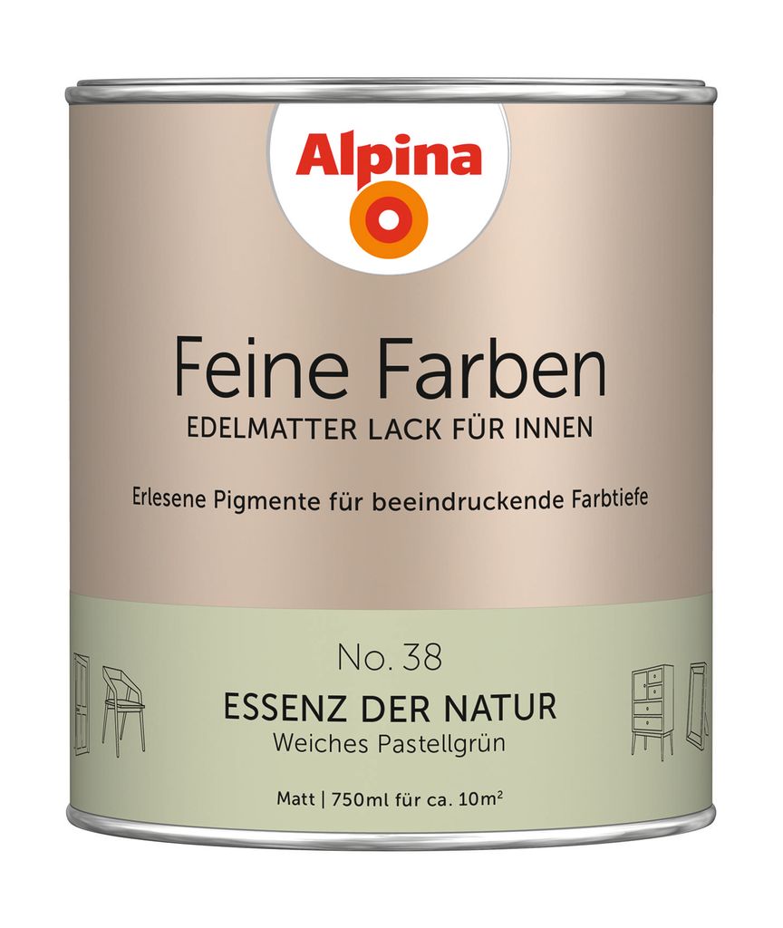 Alpina Feine Farben Lack No. 38 Essenz der Natur - Produktbild 