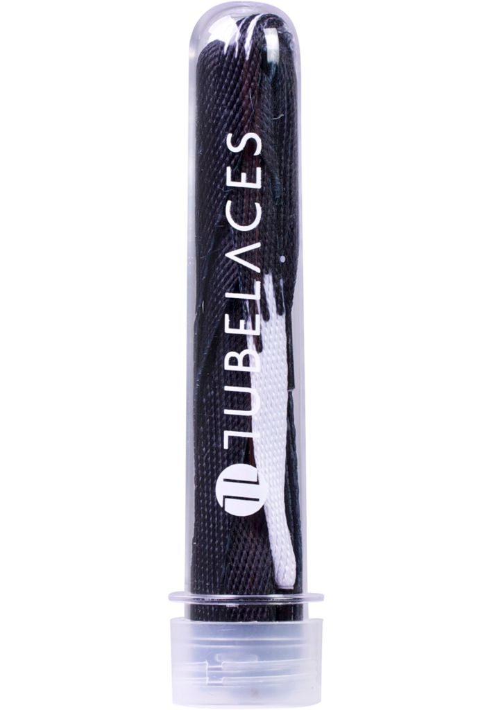 Tubelaces Schnürsenkel White Flat Trill Pack Tears/Black Produktbild 