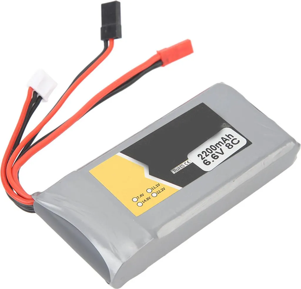 Batterie LiPo 6.6V 2200mAh : Finissez-en avec les Pannes de Radio RC