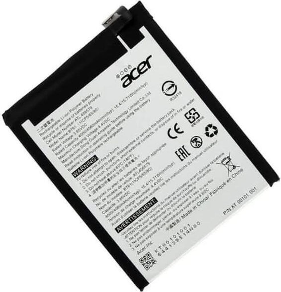 Akku für Acer KT.00101.006 Li-Pol 3,85 Volt 4000 mAh schwarz