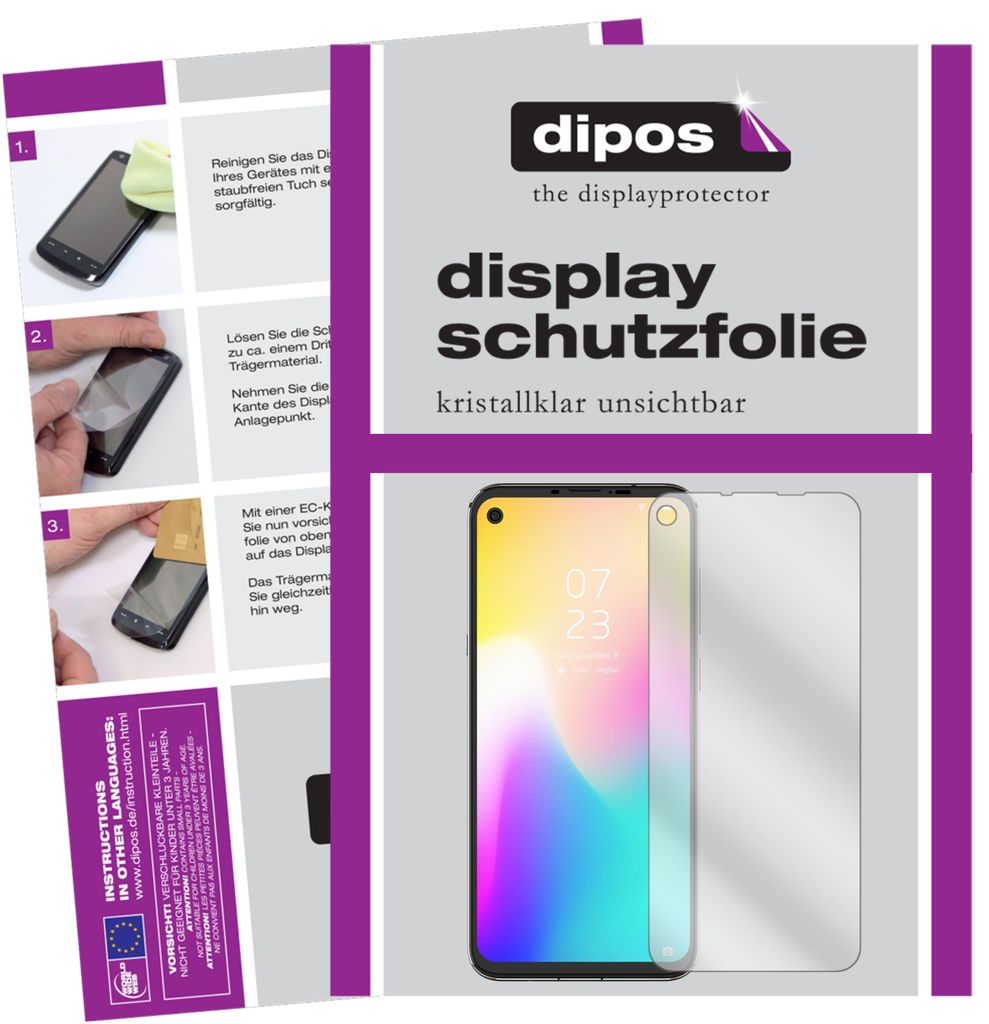 2x Schutzfolie für Hisense Infinity U30 klar Displayschutzfolie Display Schutz