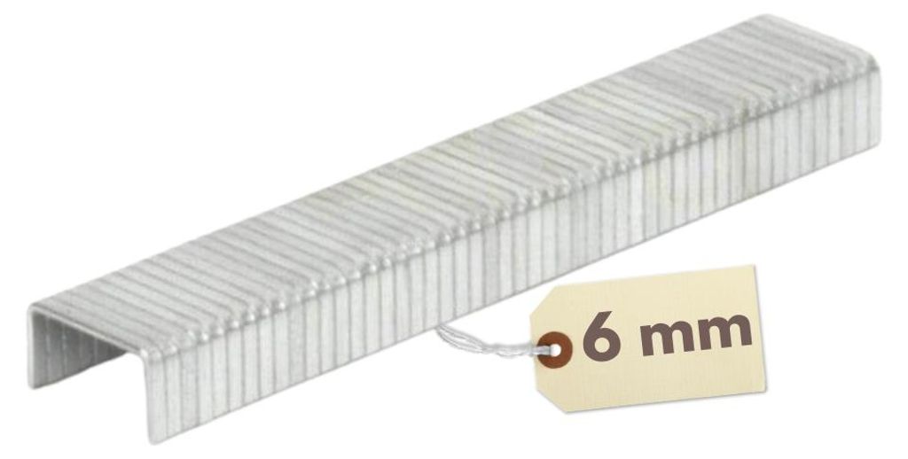 Tackerklammern Typ 50 Heftklammern Handtacker Klammer Tackernadeln Stahlklammer Tacker Klammern T-50 verzinkter Stahl Heft Klammern Flachdrahtklamm...