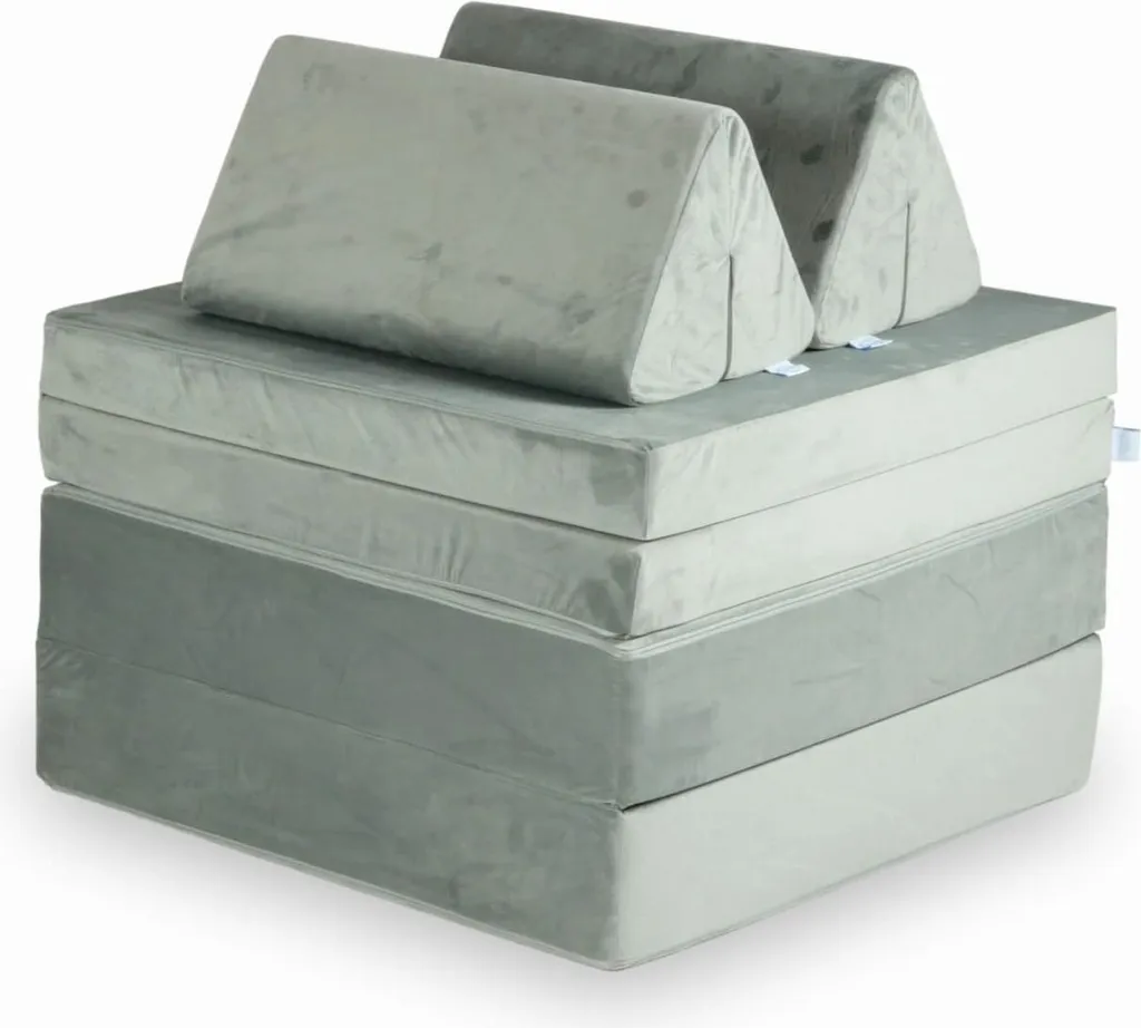 Cuscino Rullo Cervicale Velluto Grigio | Benessere Divano e Lettura - 3