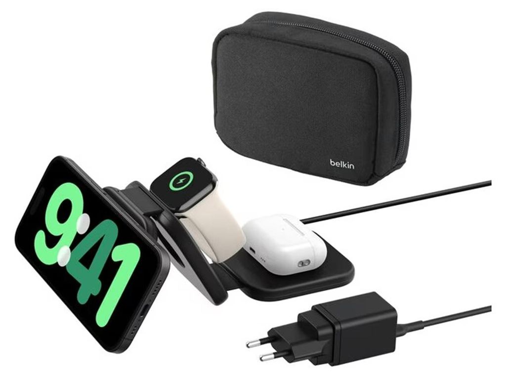 Belkin BoostCharge Pro, Drinnen, AC, USB, Kabelloses Produktbild 