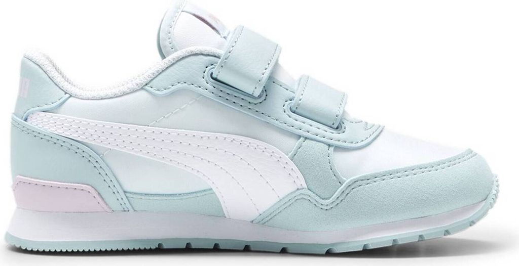 Puma ST Runner v3 NL V PS Dewdrop White-Turquoise Surf-Grape Mist Größe EU 34,5