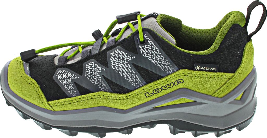 Lowa Maddox Pro GTX Lo Jr Wanderschuh Gelb in Gr. 35