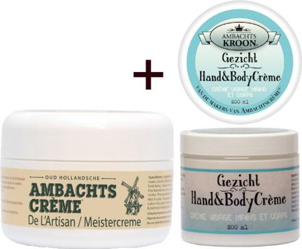 1 x Ambachtscreme - Meistercreme - Craft Creme 200ml+ 1x Gesichts-, Hand- und Körpercreme (200 ml)