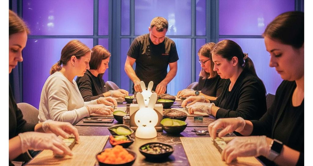 Jochen Schweizer Sushi Kochkurs Dortmund; Erlebnis verschenken oder selbst erleben; Gutschein gültig für 1 Person Gruppengröße: 12-40 Personen