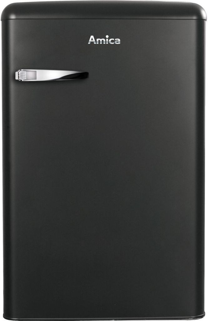 Amica - KS 15617 MS - Kühlschrank - Retro Desing - Schwarz Produktbild 6