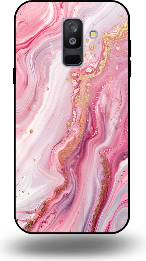 Offerta Cover Samsung Galaxy A6 Plus 2018 Marmo Rosa | TPU Smartphonica