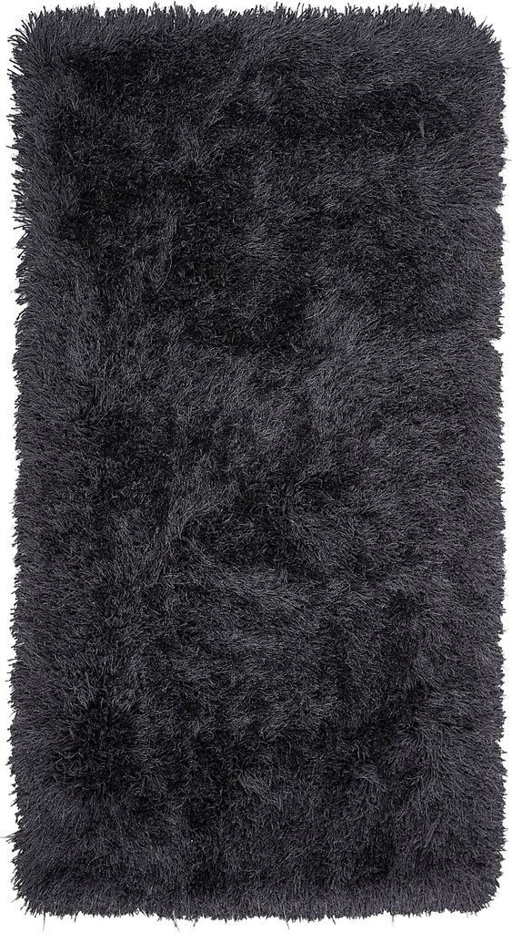 BELIANI Dywan shaggy czarny 80 x 150 cm puszysty włochacz Zdjęcie produktu 