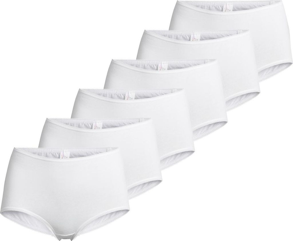 Nina von C. 6er Pack Slipboutique Taillen Slip Elastisches, anschmiegsames Material, Bequemer Sitz mit Gummibund, Vielseitiges Basic für jeden Tag