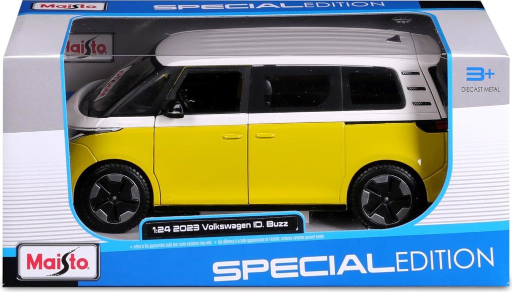 Maisto 32914Y - Model auta - VW ID.Buzz (bielo-žltý, mierka Obrázok produktu 5