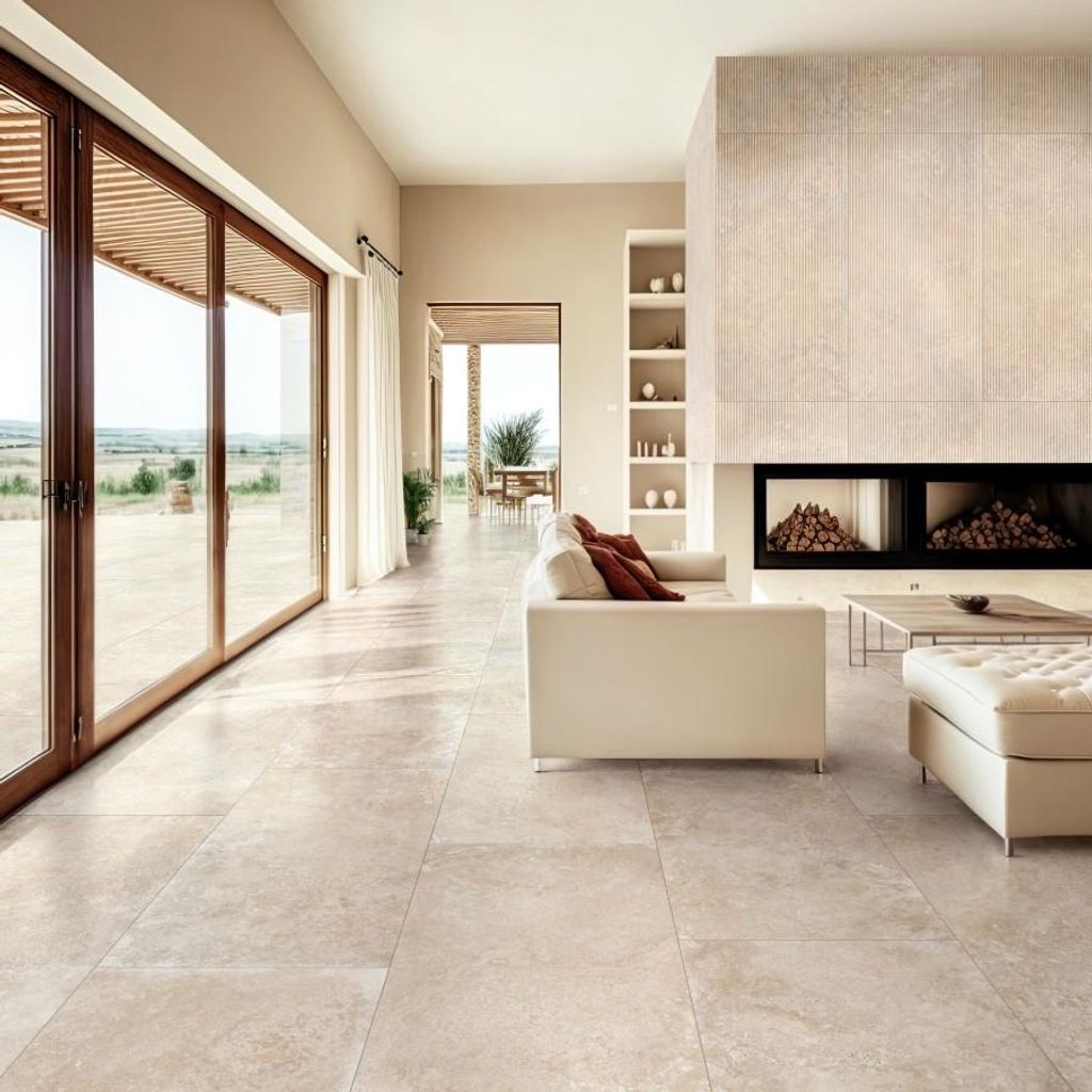 Fliesen Travertin Beige 60x60 cm CASA39 Ragno Realstone_Travertino
