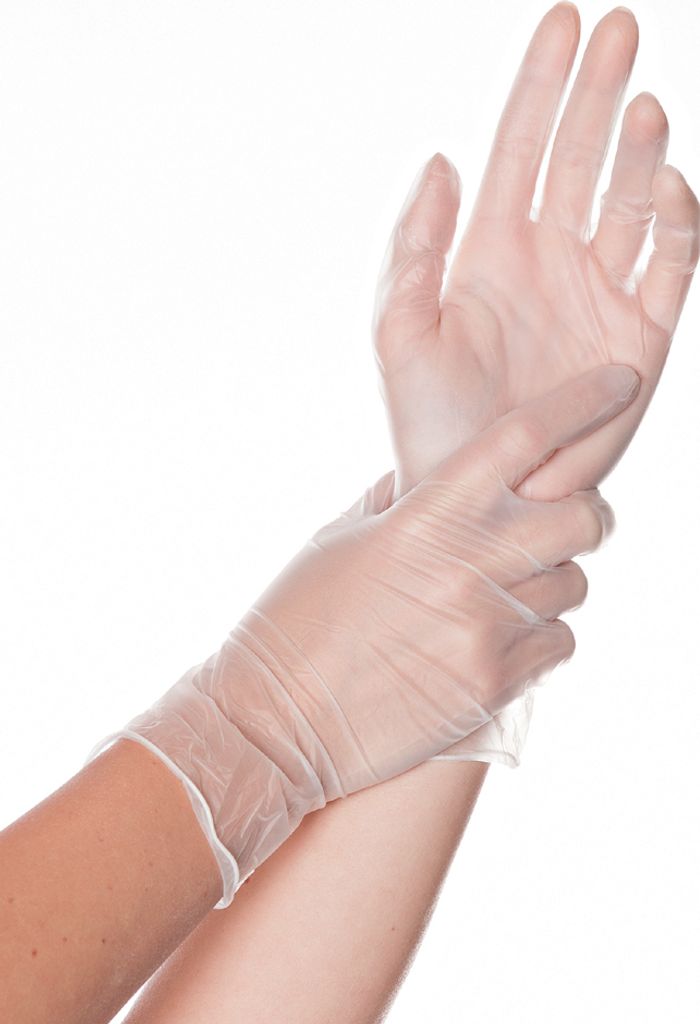 HYGOSTAR Vinyl-Handschuh "CLASSIC" XL weiß 100 Stück