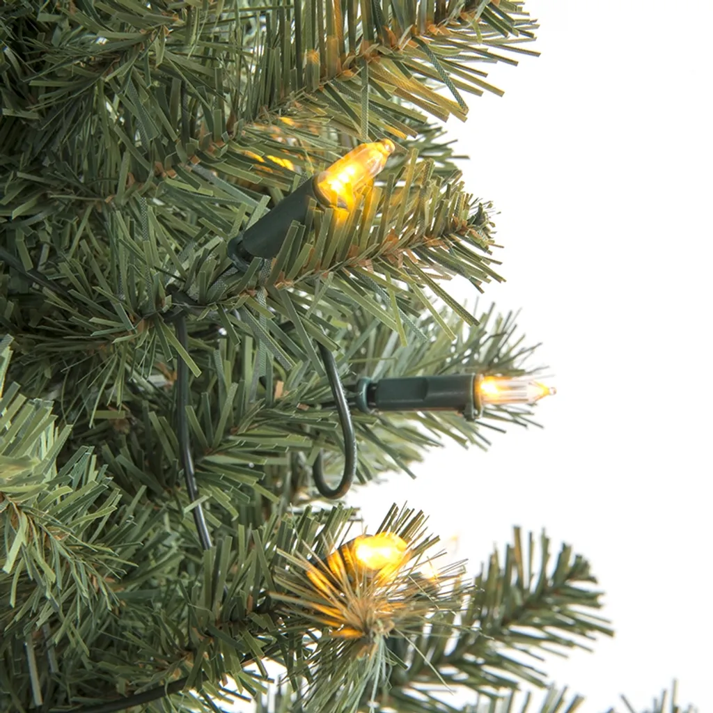 Sapin de Noël LED Intégrées 0,9m Blanc Chaud avec Support Inclus - 2