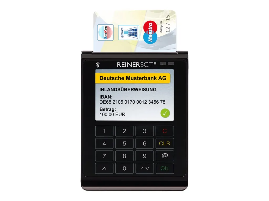 Reiner SCT cyberJack wave Lecteur RFID Bluetooth Anthracite Noir