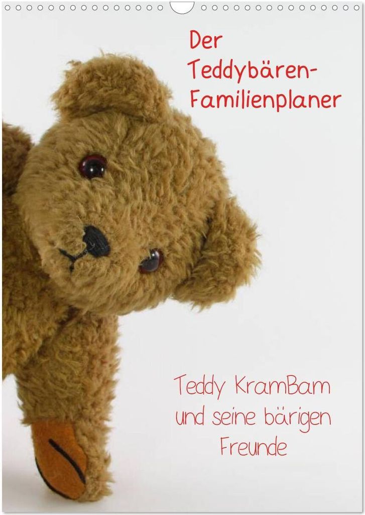 Der Teddybären-Familienplaner (Wandkalender 2026 DIN A3 hoch), CALVENDO Monatskalender