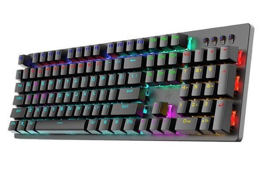 HP GK100 Mechanische Tastatur RGB Gaming Tastatur USB Produktbild 