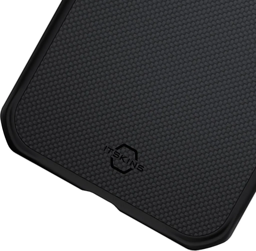 Coque iPhone 14 ITSKINS Ballistic R Nylon Noire - ITBALNYLIP14BK
