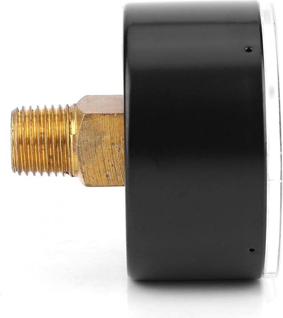 Luftdruckmesser Zifferblatt 50 mm 1-4 BSPT-Rückanschluss - Luft-Wasser-Öl-Gas - 0-300 psi 0-20 bar - höchste Qualität.