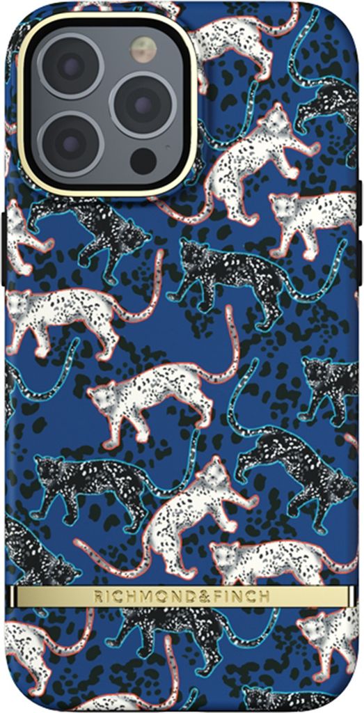 Richmond & Finch, iPhone 13 Pro Max Cover Leopardenmuster Antibakterielle Beschichtung, Mehrfarbig