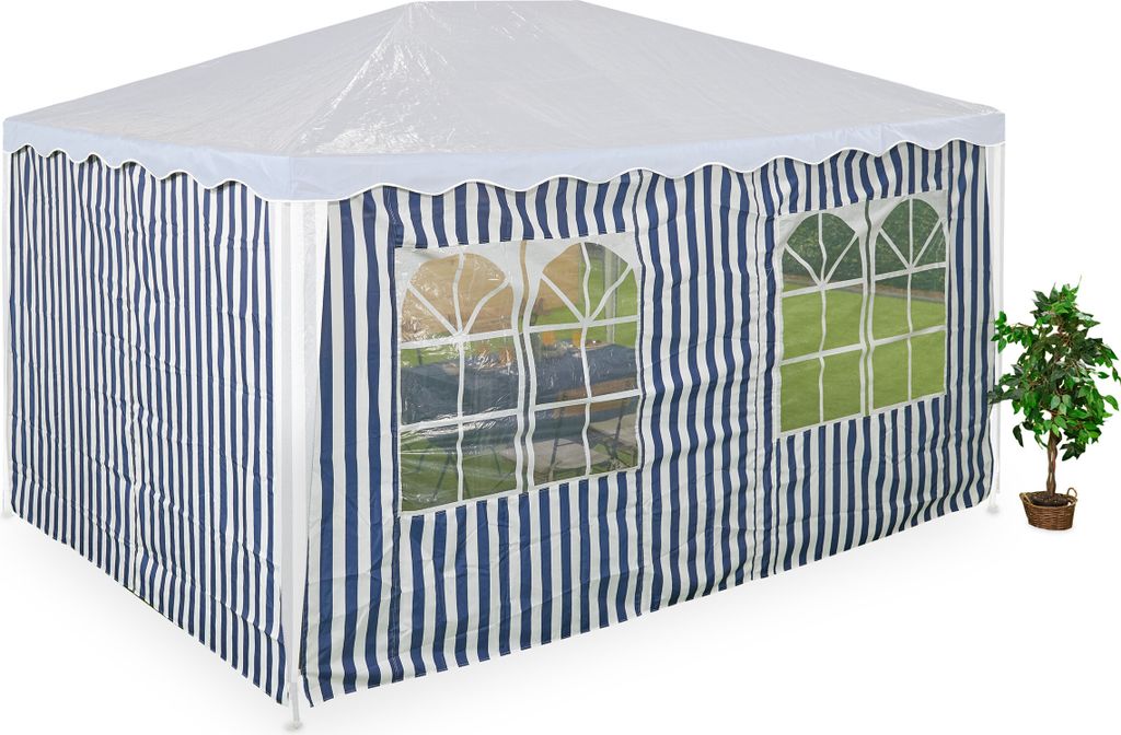 Relaxdays Seitenteile für 3x4m Pavillon, 2er Set, Produktbild 