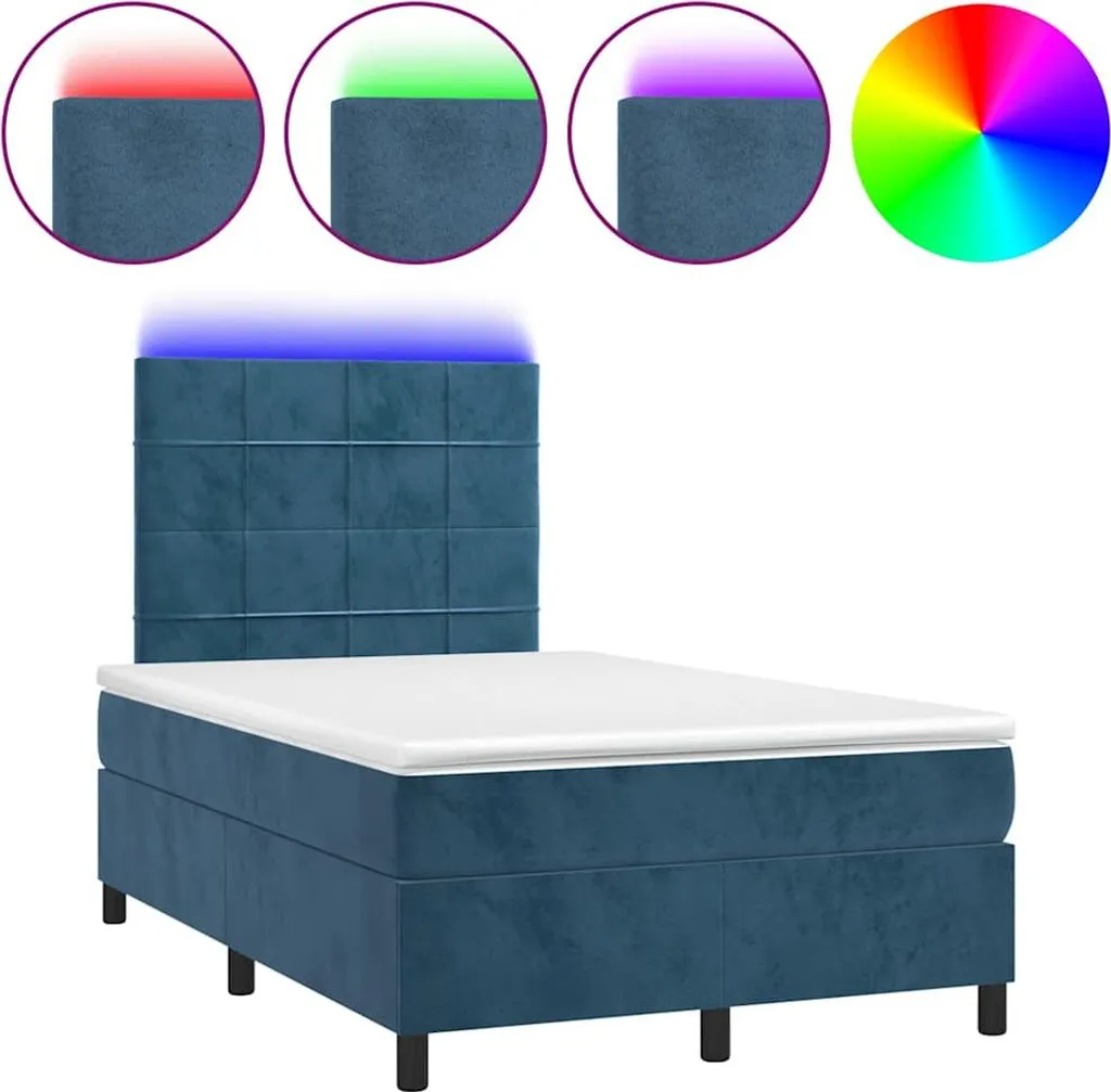 Lit boxspring velours 120x190 cm idéal pour une chambre moderne et cosy