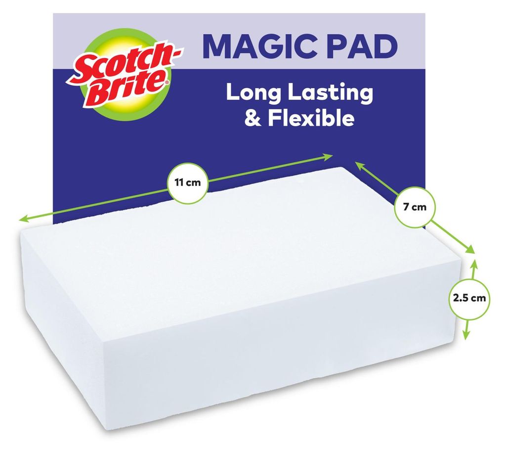 Scotch-Brite Magic Pad Schwamm Schmutzradierer 12 Stück, Produktbild 