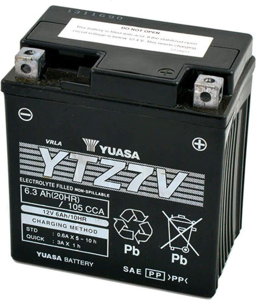 Batteria Yuasa YTZ7V sigillata attivata per Yamaha Immagine del prodotto 