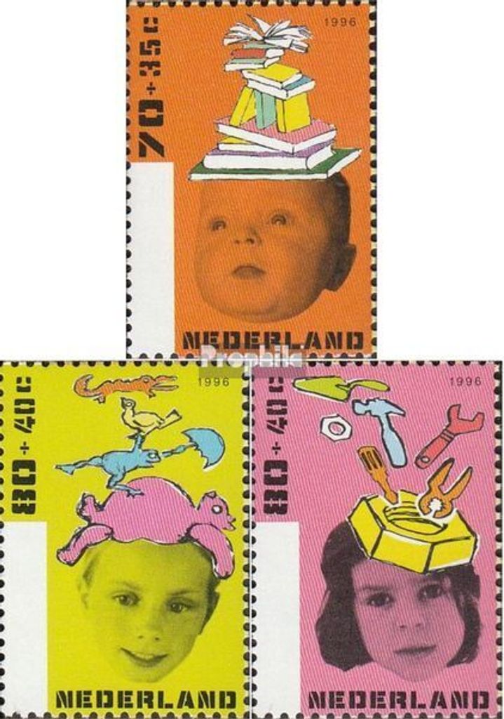 Briefmarken Niederlande 1996 Mi 1596-1598 (kompl.Ausg.) postfrisch Voor het Kind