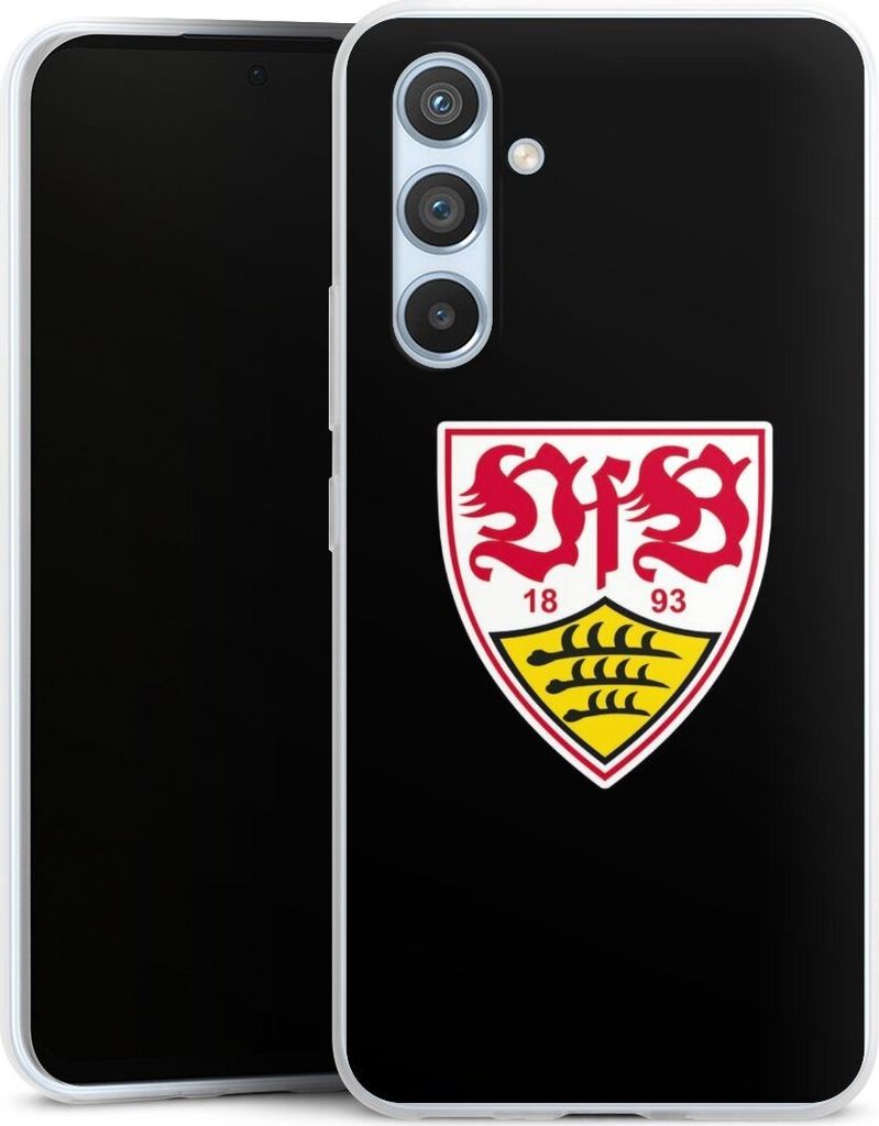 DeinDesign Slim Hülle für Samsung Galaxy A54 5G Silikon Case Ultra Dünn Handyhülle Offizielles Lizenzprodukt VfB Stuttgart Wappen