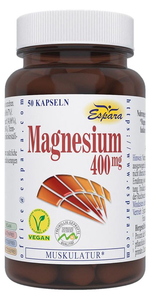 Espara, kapsle s hořčíkem, 400 mg, 50 kusů Obrázek produktu 