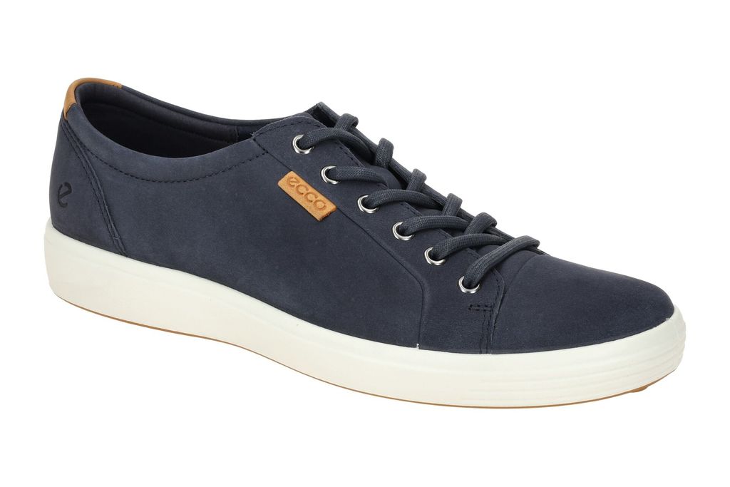 Ecco SOFT 7 MEN`S Herrenschuhe - Sneakers - Halbschuhe blau Produktbild 