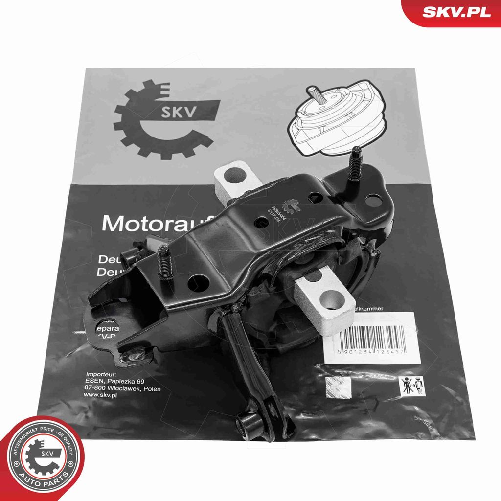 ESEN SKV Motorlager Gummimetalllager Links für VW POLO (9N) 75SKV054