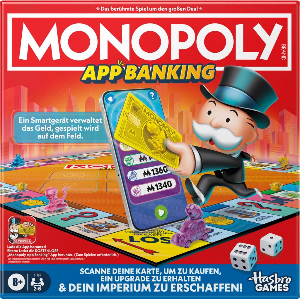 Hasbro Monopoly App Banking