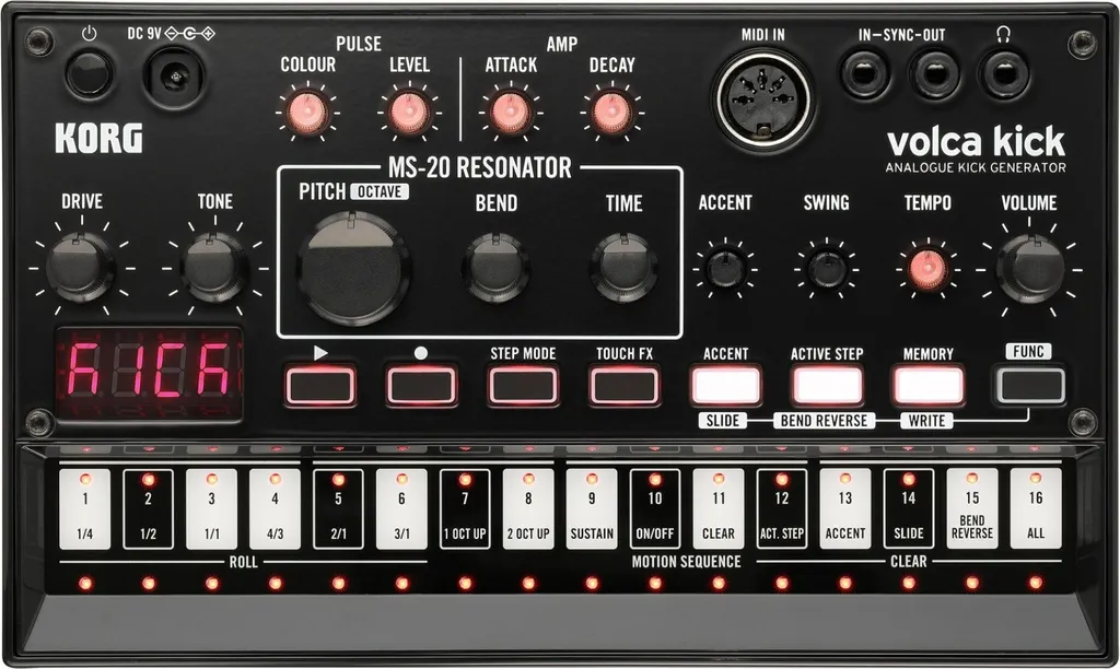 Korg Volca Kick Solution de Création de Rythmes Techno et House Live